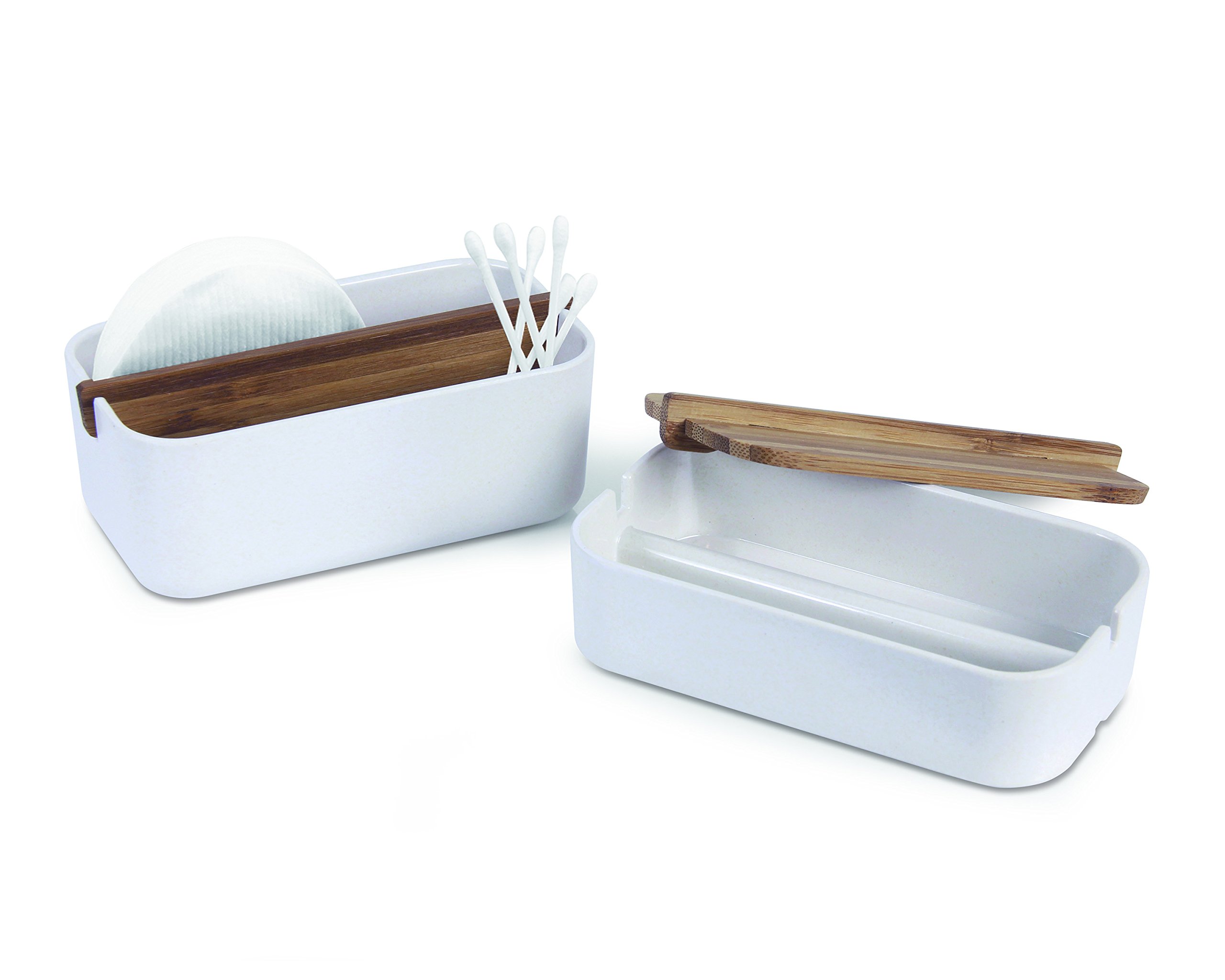lexon-lh42n-bo-te-salle-de-bain-bambou-blanc-15-4-cm image 2