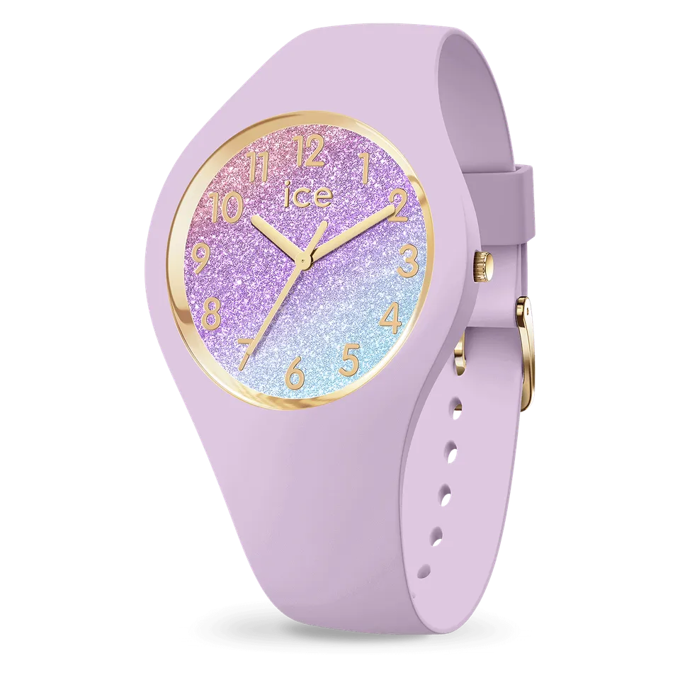 ice-watch-ice-glitter-lilac-cosmic-montre-femme-lilas-paillet-e image 1
