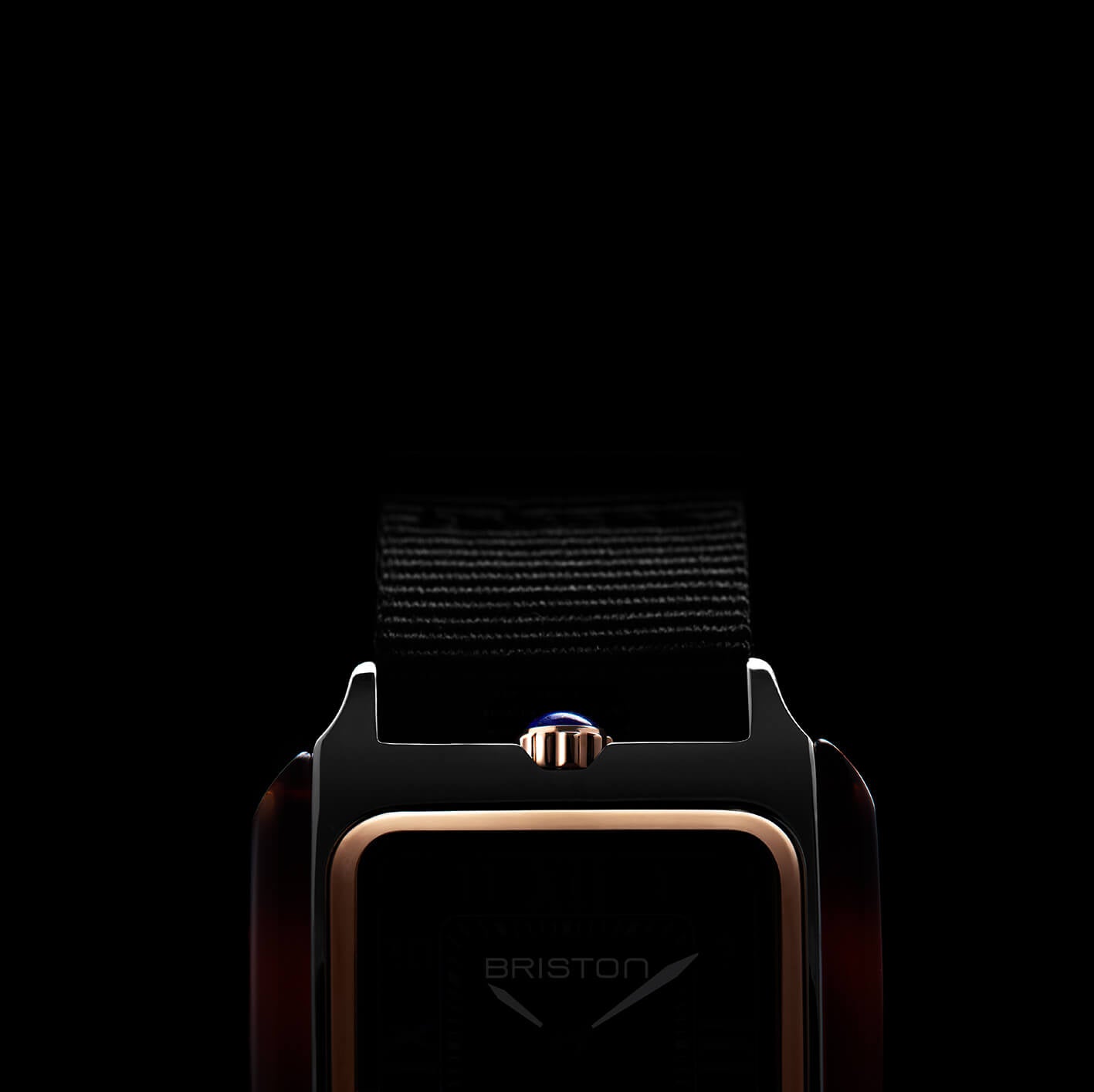 briston-streamliner-kennedy-hm-30-mm-or-rose-noir-nato image 4