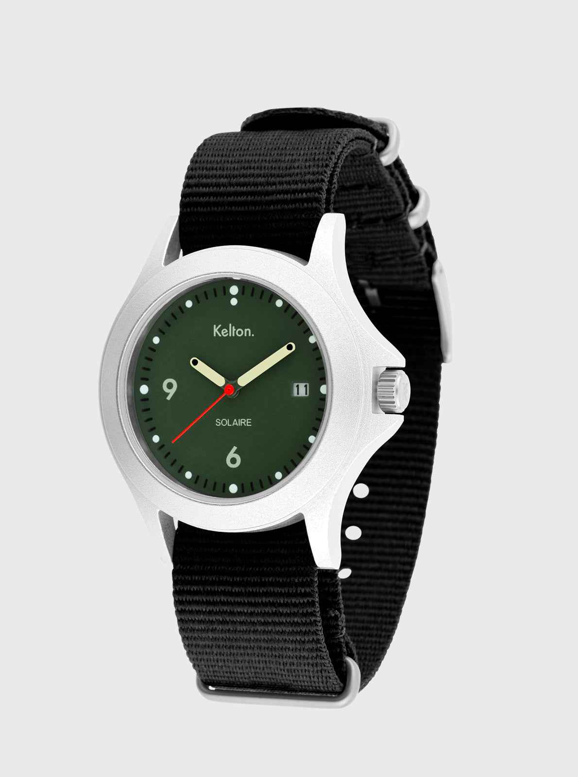 kelton-solaire-soleil-vert-montre-solaire-bracelet-nato image 5