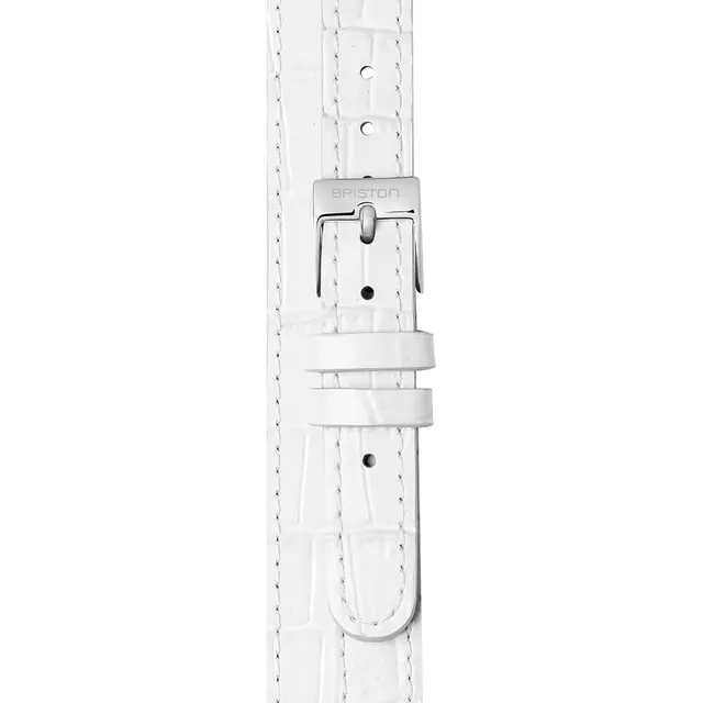 briston-clubmaster-lady-bracelet-cuir-luxury-2-brins-12-mm-blanc image 1