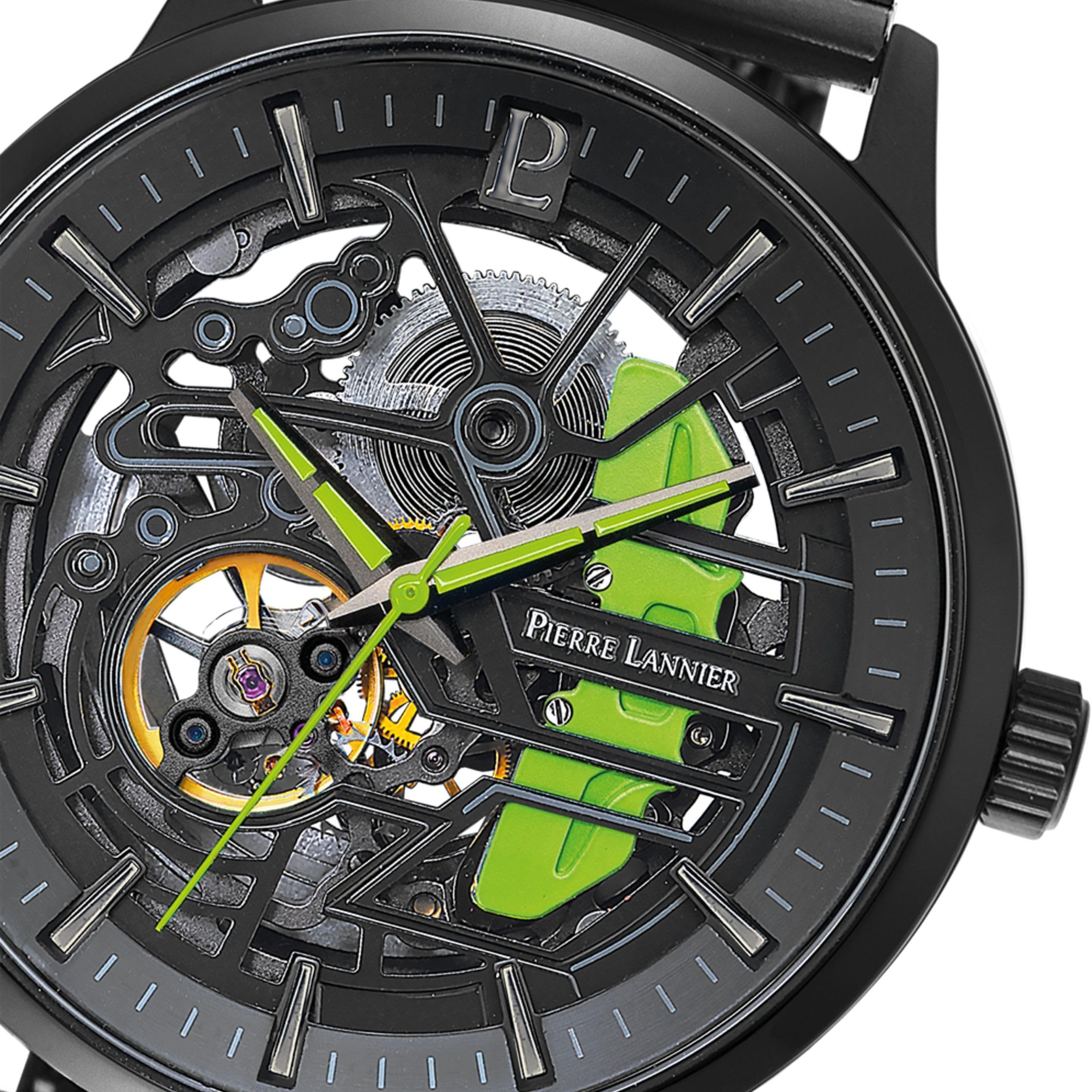 pierre-lannier-paddock-montre-automatique-homme-43-mm-bracelet-cuir image 3