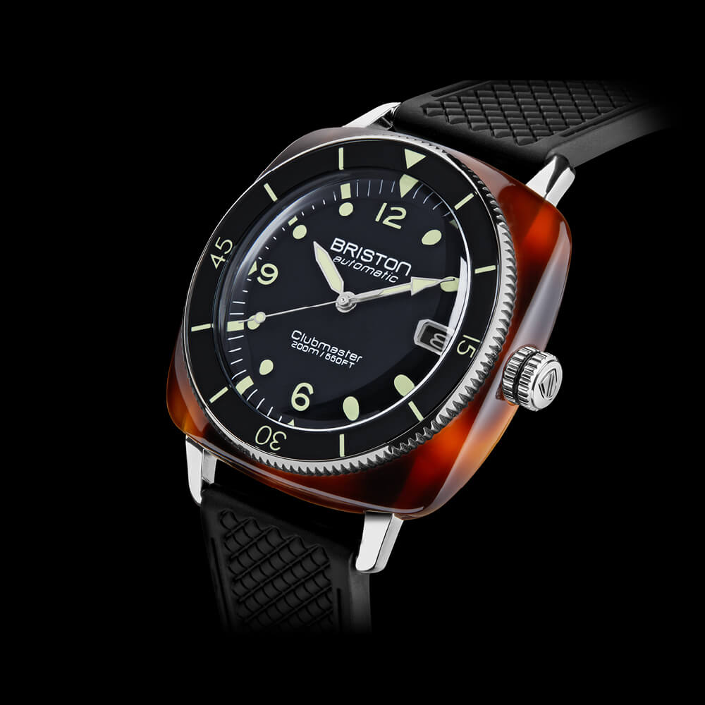 briston-clubmaster-legend-diver-montre-automatique-hms-40-mm-noir image 2