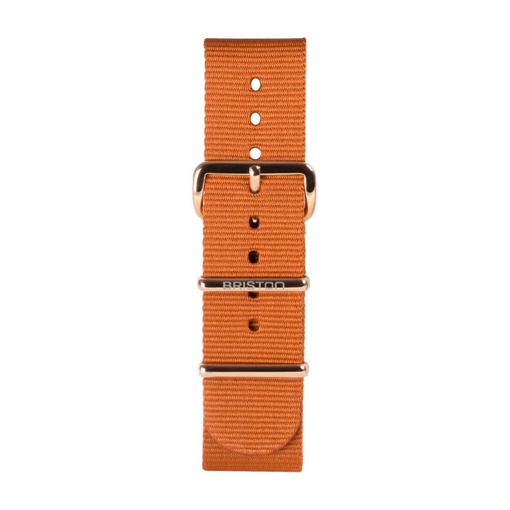briston-bracelet-type-nato-20-mm-marron-fonc image 3