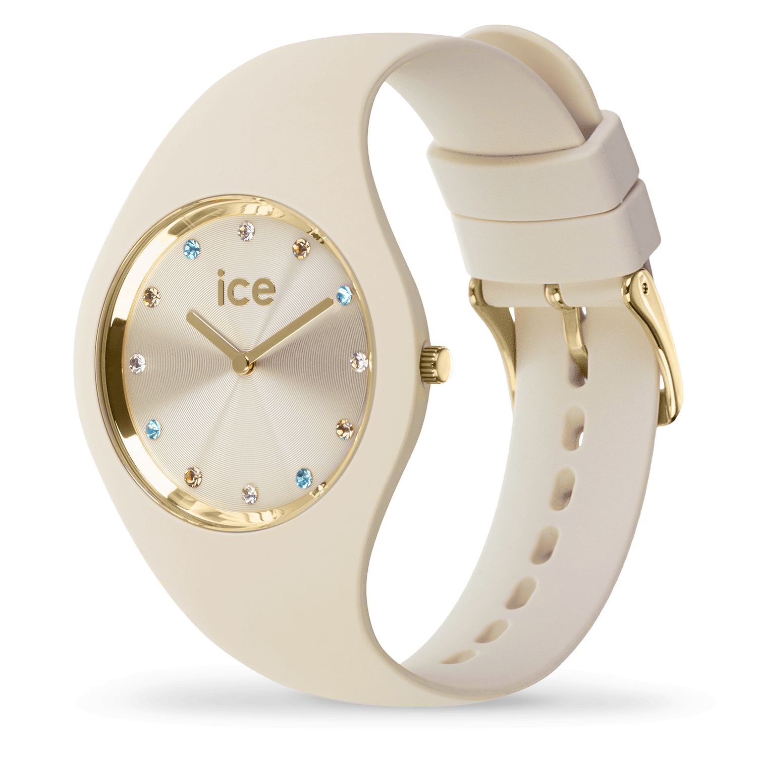 ice-watch-ice-cosmos-vanilla-montre-femme-beige-cristaux image 2