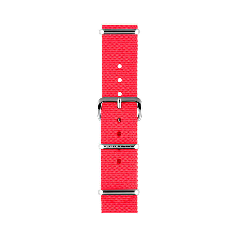 briston-bracelet-nato-18-mm-rose-fluo-nylon image 1