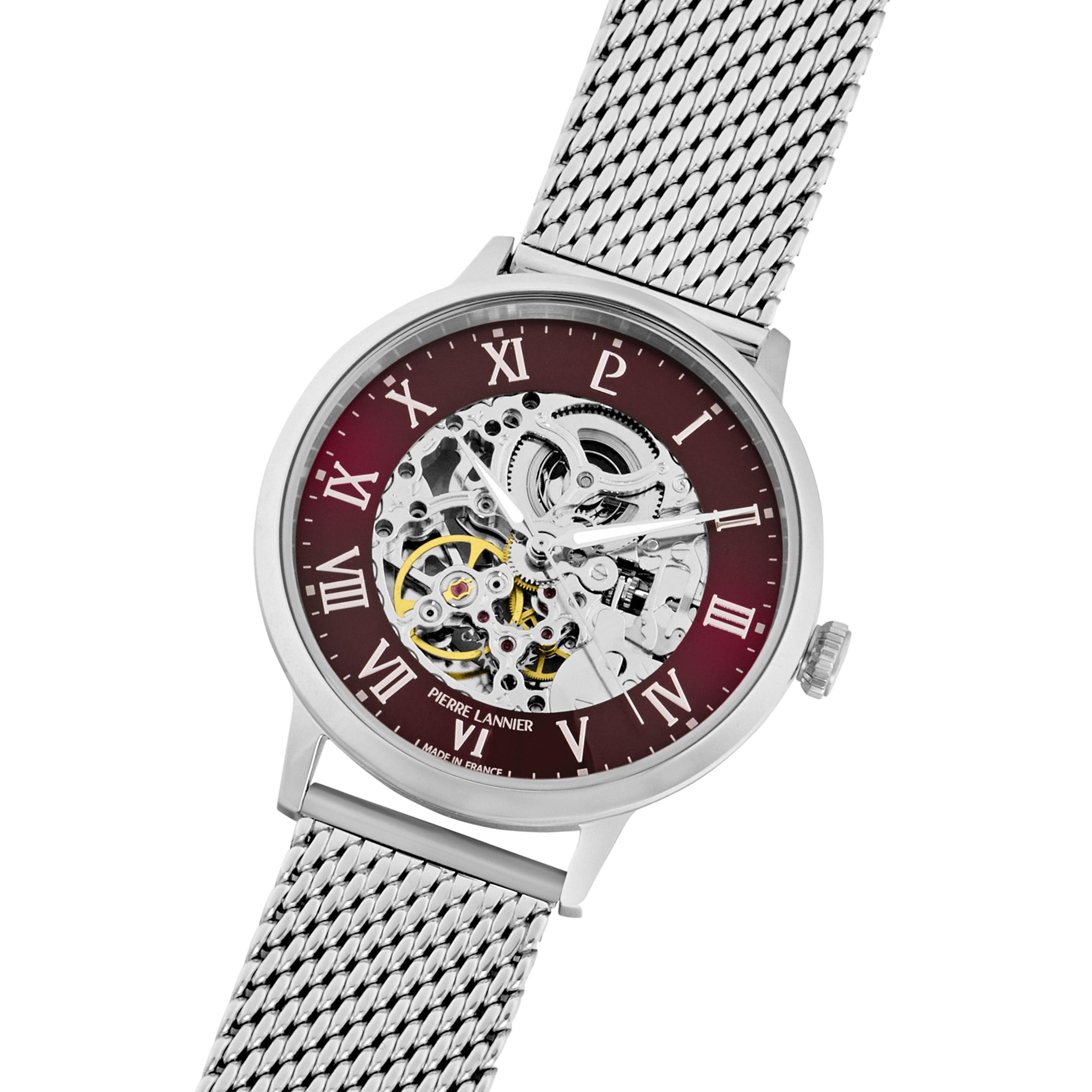 pierre-lannier-automatic-montre-automatique-42-mm-acier-inoxydable-5-atm-3 image 3