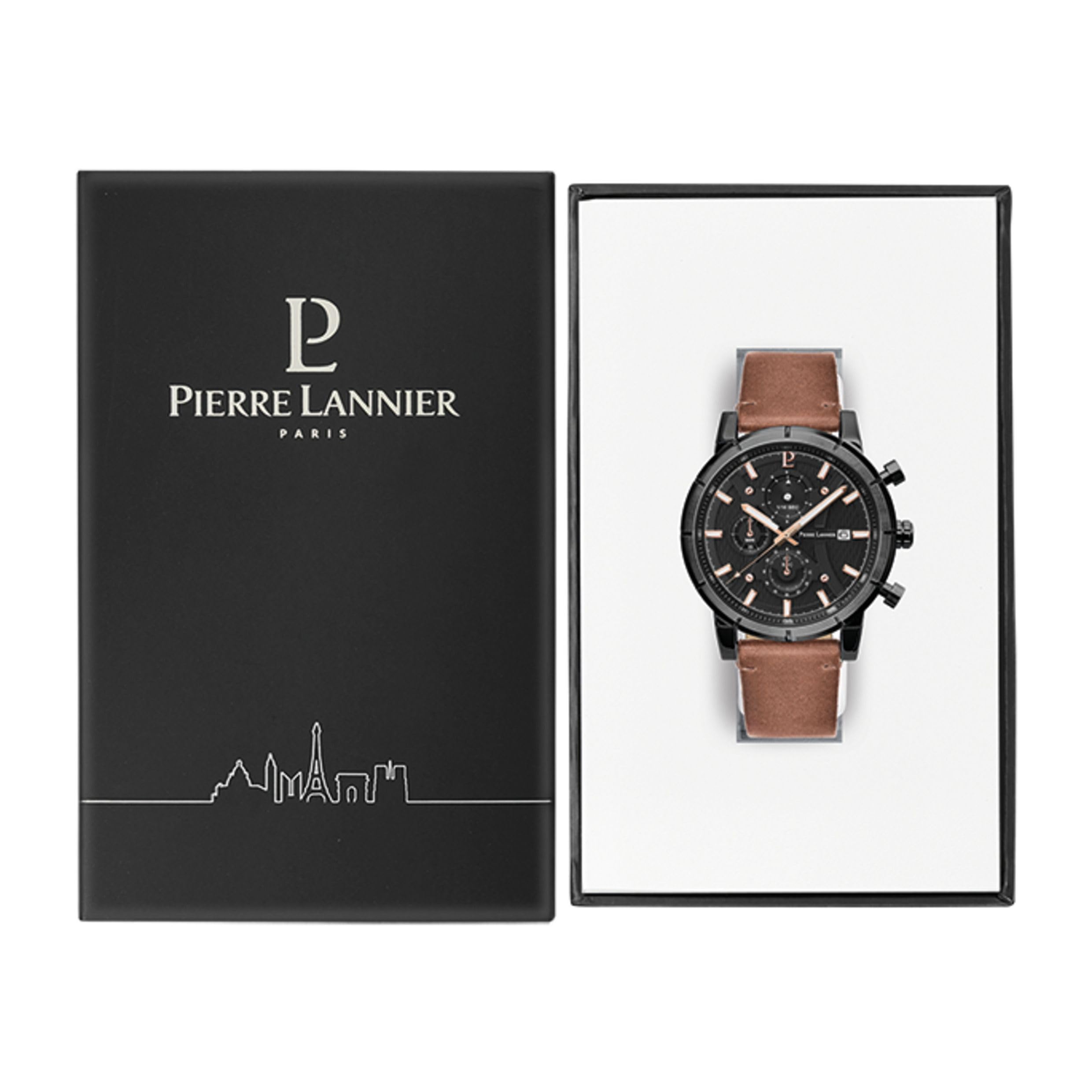 pierre-lannier-criterium-chronographe-quartz-45-mm-acier-5-atm image 5