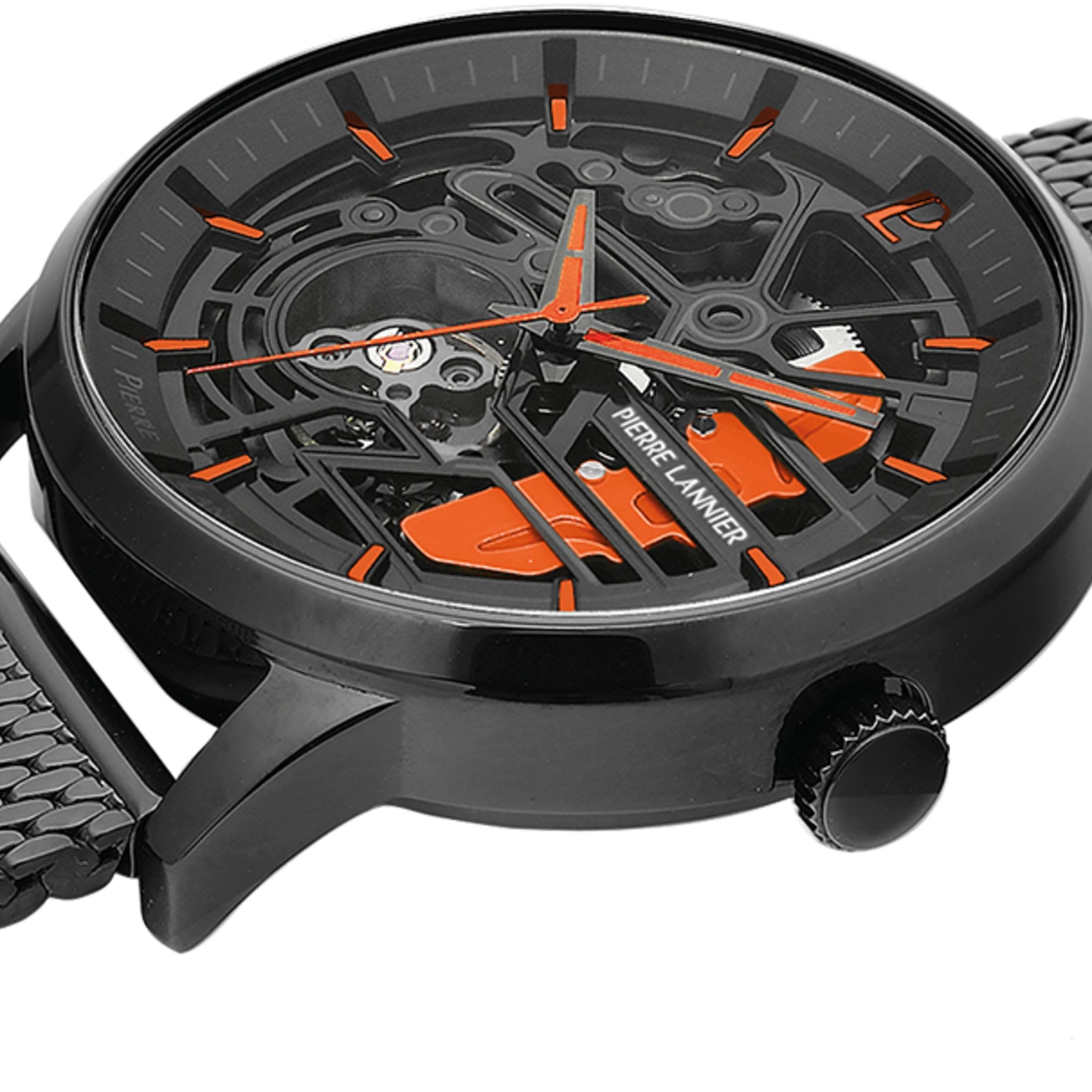 pierre-lannier-paddock-montre-automatique-43-mm-acier-inoxydable image 4