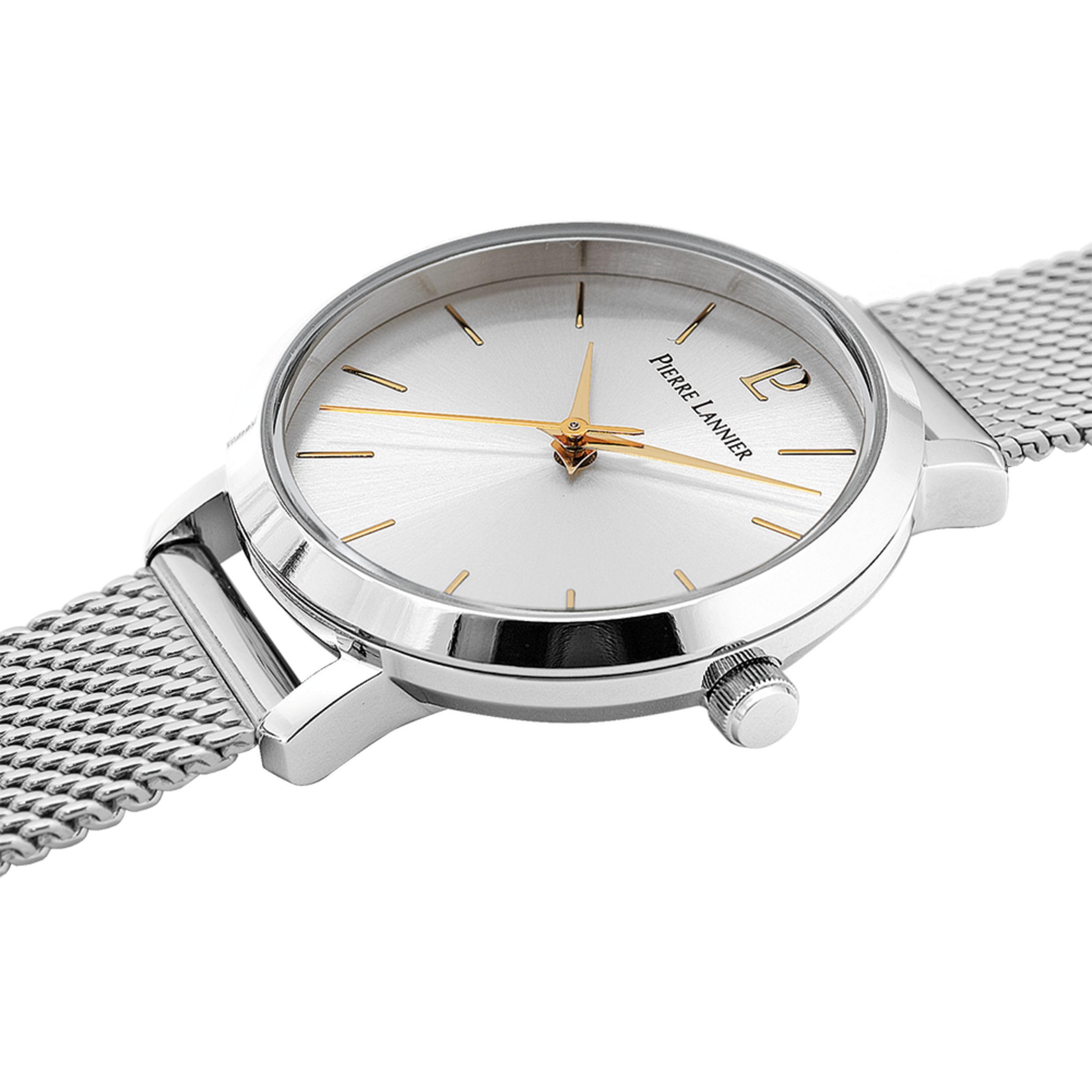 pierre-lannier-montre-chouquette-quartz-acier-inoxydable-30-mm-3-atm image 2