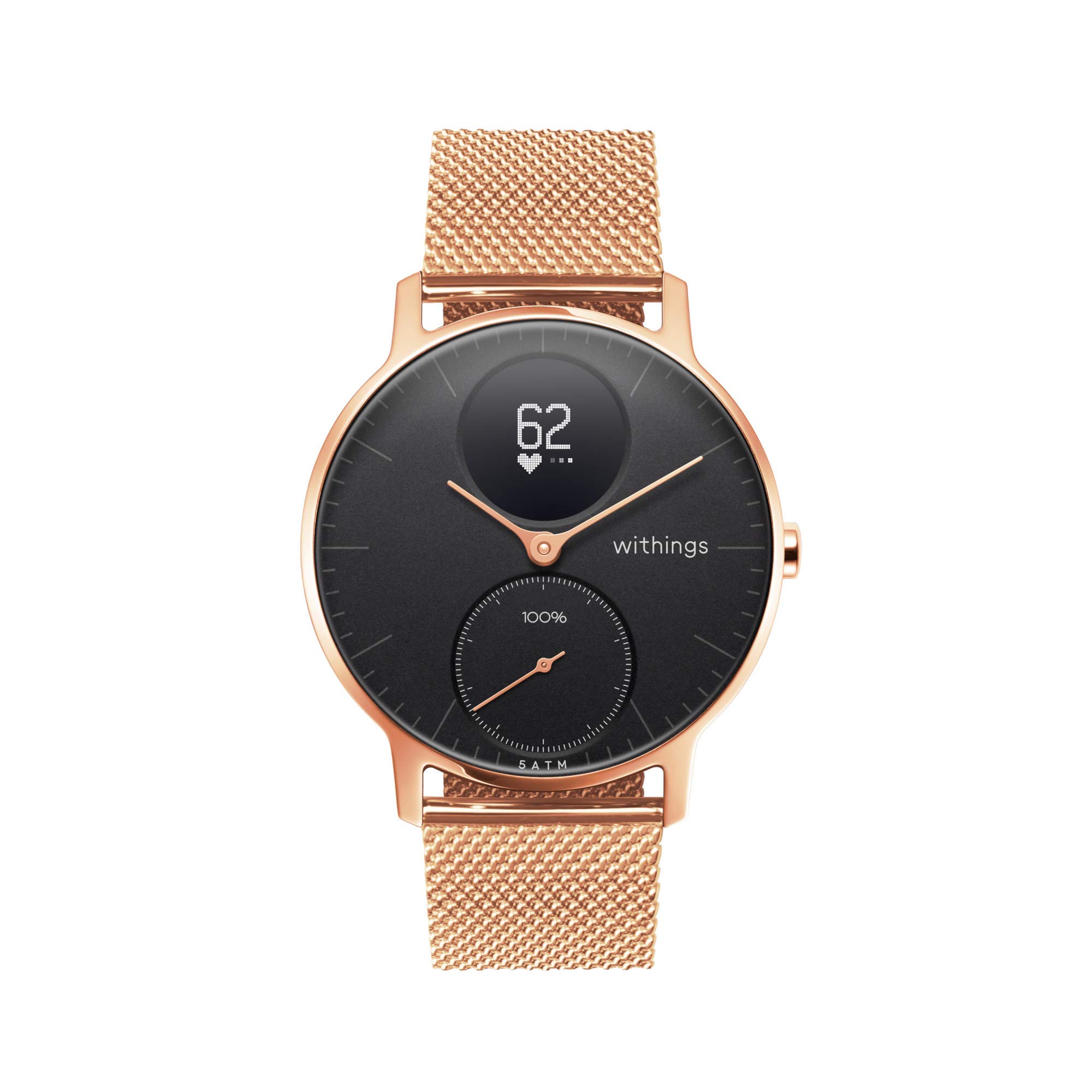 withings-bracelet-milanais-acier-inoxydable-18-20-mm-gris-pour-scanwatch-steel-h image 3
