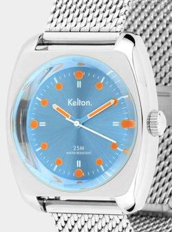 kelton-rc2-montre-homme-blue-orange-maille-milanaise image 3