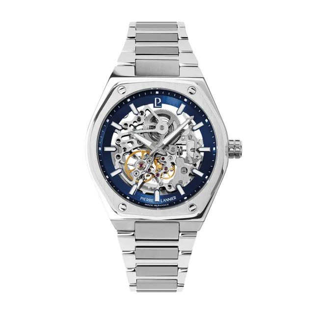 pierre-lannier-automatique-montre-automatic-42-5-mm-acier-inoxydable-5-atm image 1