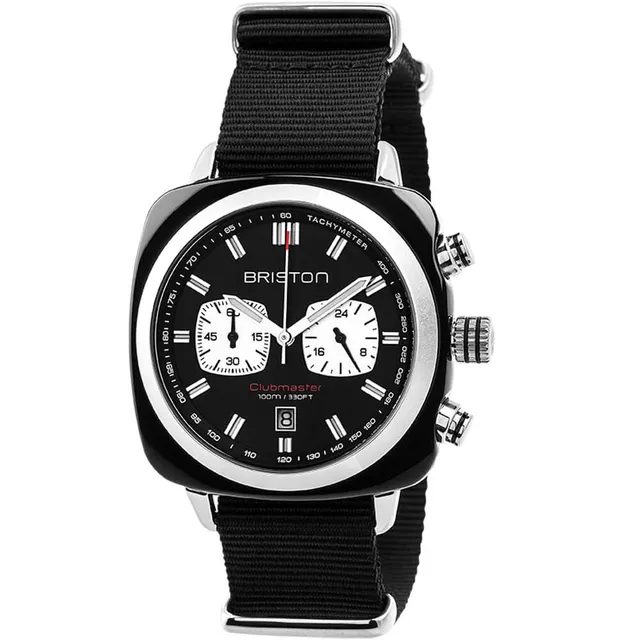 briston-clubmaster-sport-chrono-42-mm-noir-ac-tate-noir image 1