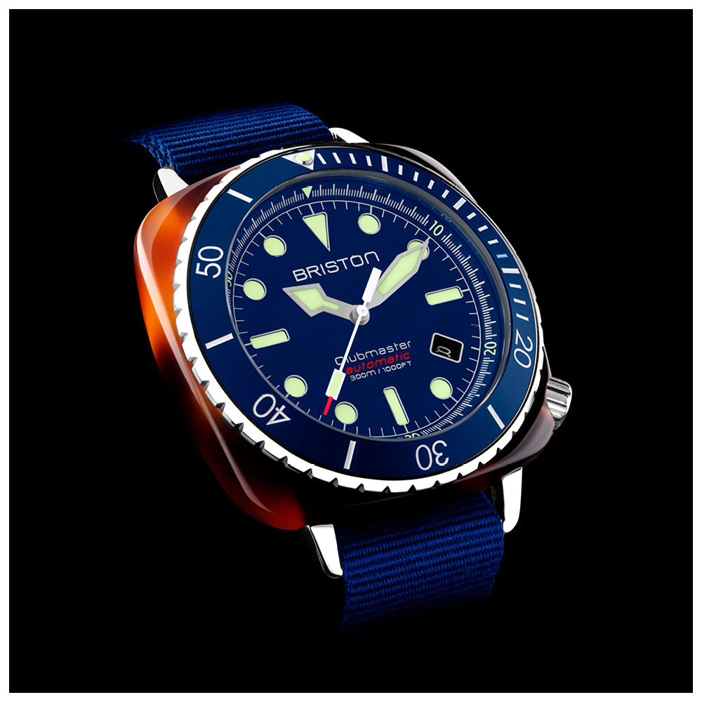 briston-clubmaster-diver-pro-bleu-marine-44-mm-montre-automatique-hms-300-m image 5