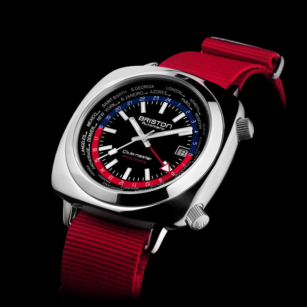 briston-clubmaster-traveler-worldtime-automatique-42-mm-acier-rouge image 4