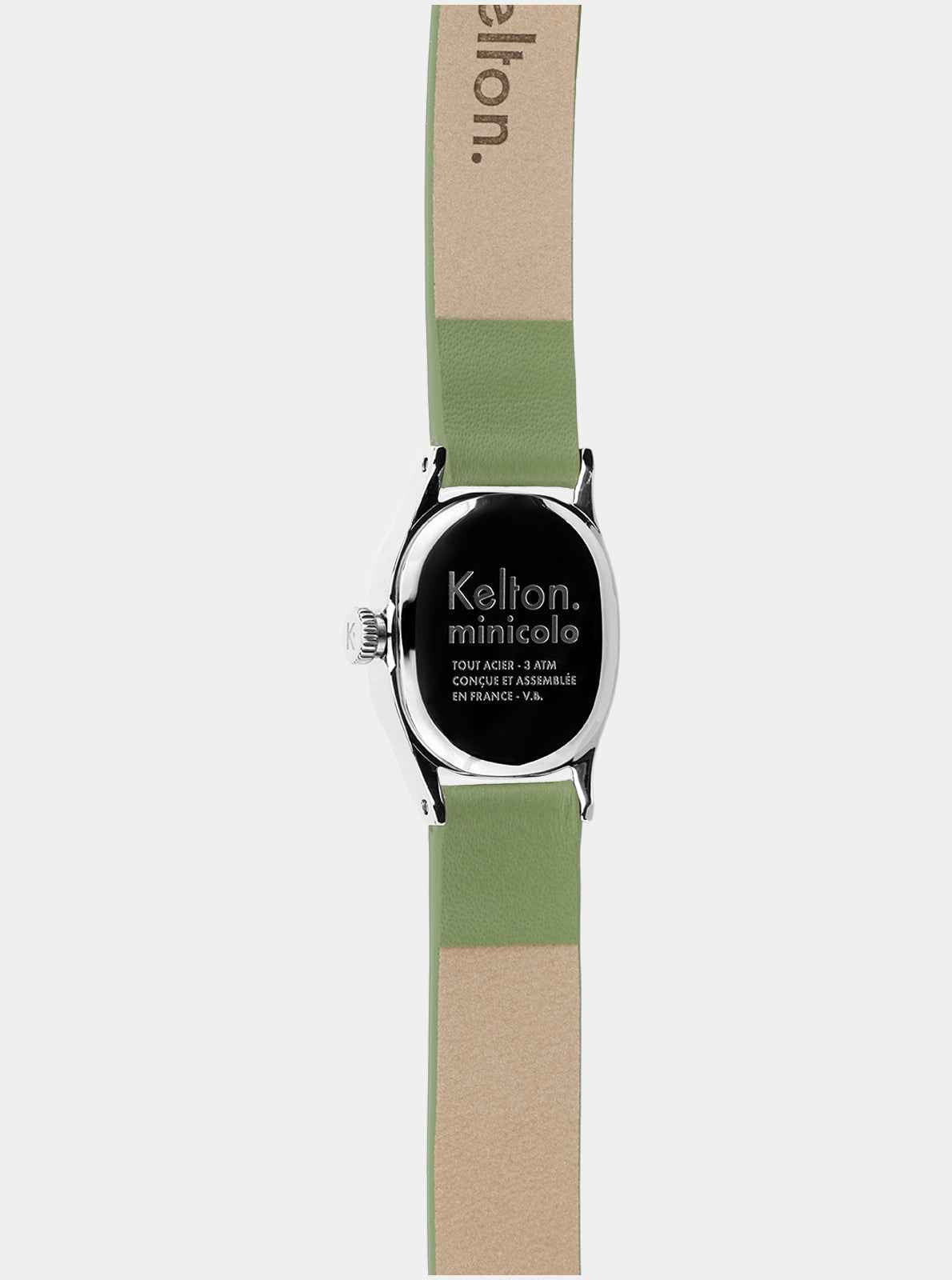 kelton-minicolo-sauge-montre-bijou-double-tour-cuir image 4
