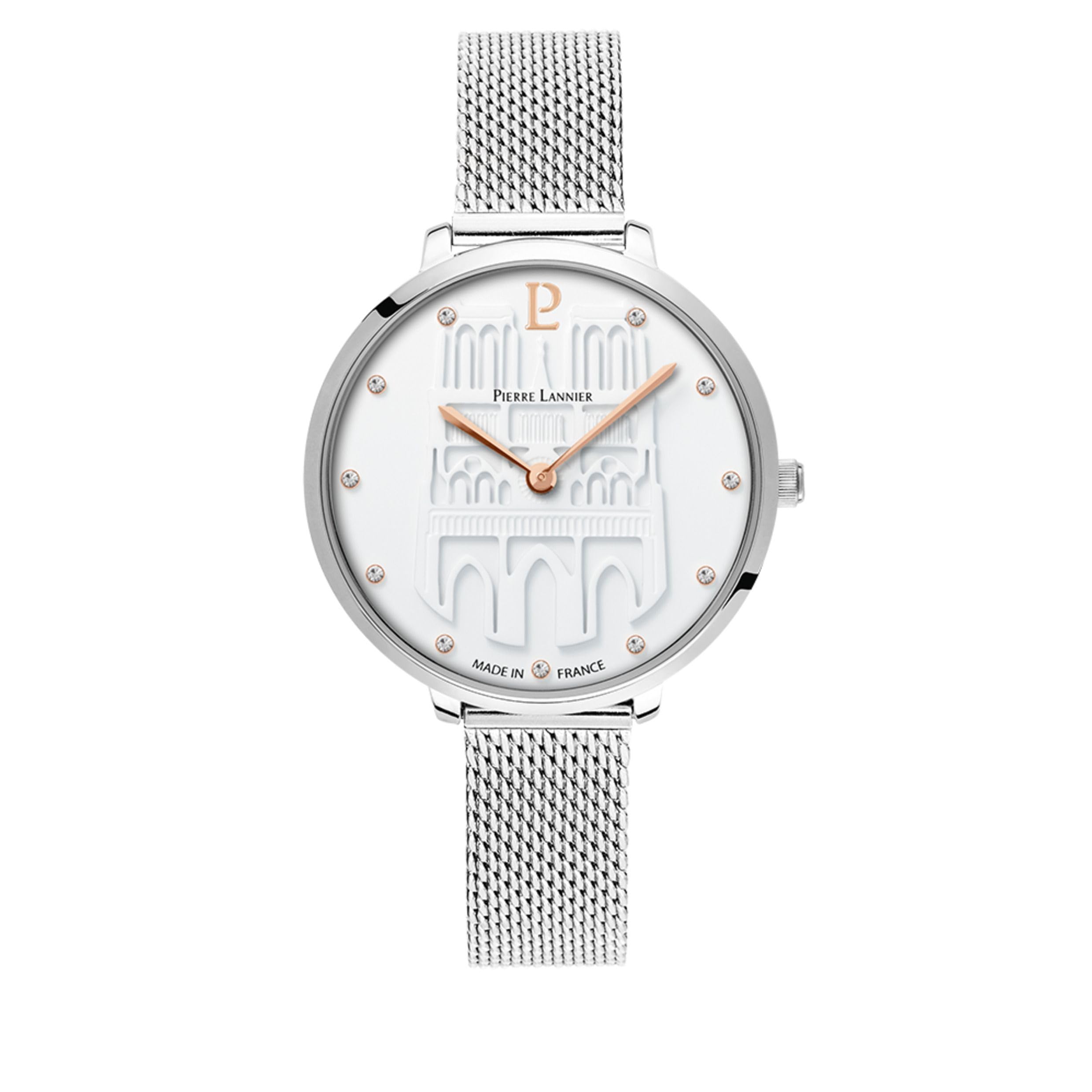 pierre-lannier-coeur-battant-montre-femme-acier-inoxydable-33-mm-5-atm image 1