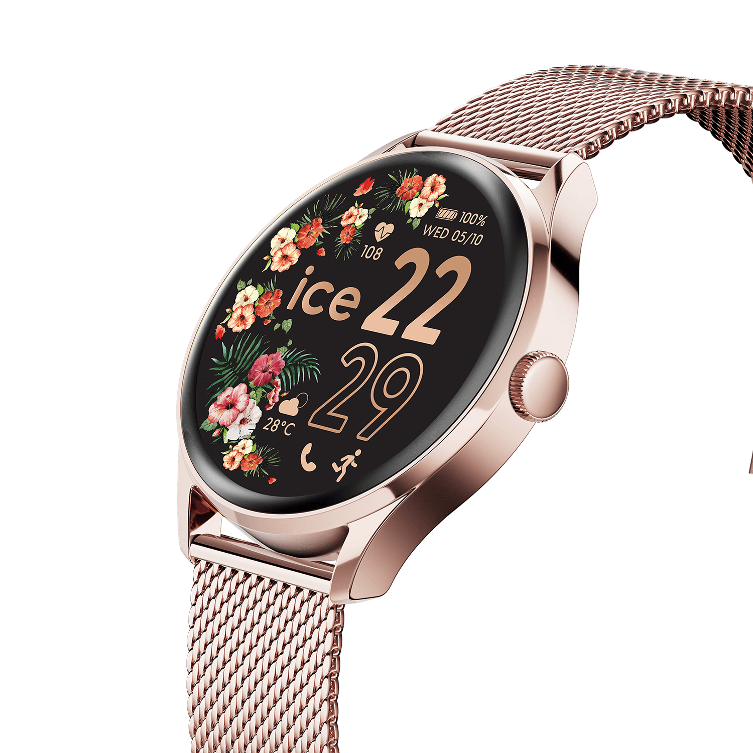 ice-watch-ice-smart-2-0-ronde-1-20-rose-gold-milanese-montre-connect-e-femme image 3
