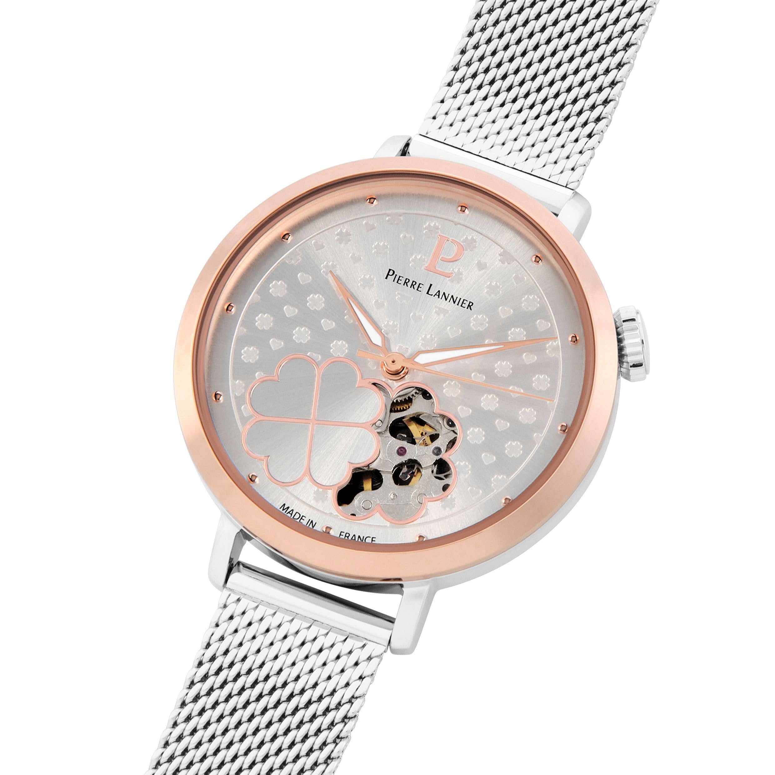 pierre-lannier-montre-automatique-esp-rance-35-mm-acier-inoxydable-3-atm image 3