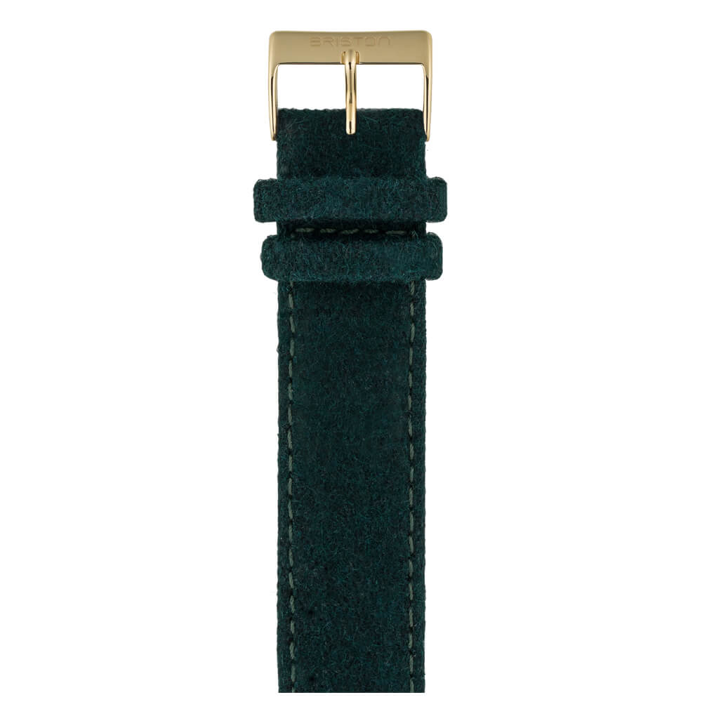 briston-clubmaster-classic-bracelet-flanelle-vert-anglais-20-mm image 3