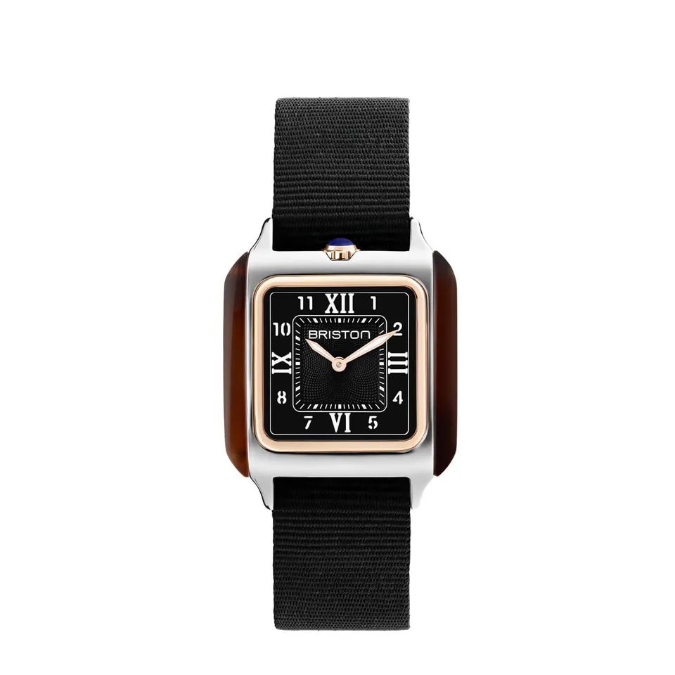 briston-streamliner-kennedy-hm-30-mm-or-rose-noir-nato image 1