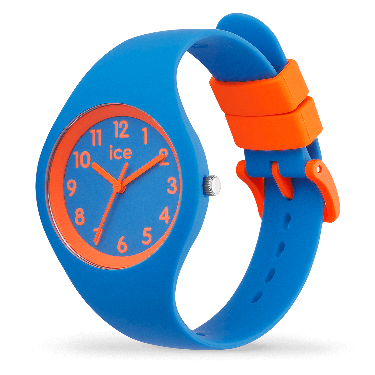 ice-watch-ice-ola-kids-robot-montre-enfant-gar-on-bleu-et-orange-en-silicone image 2