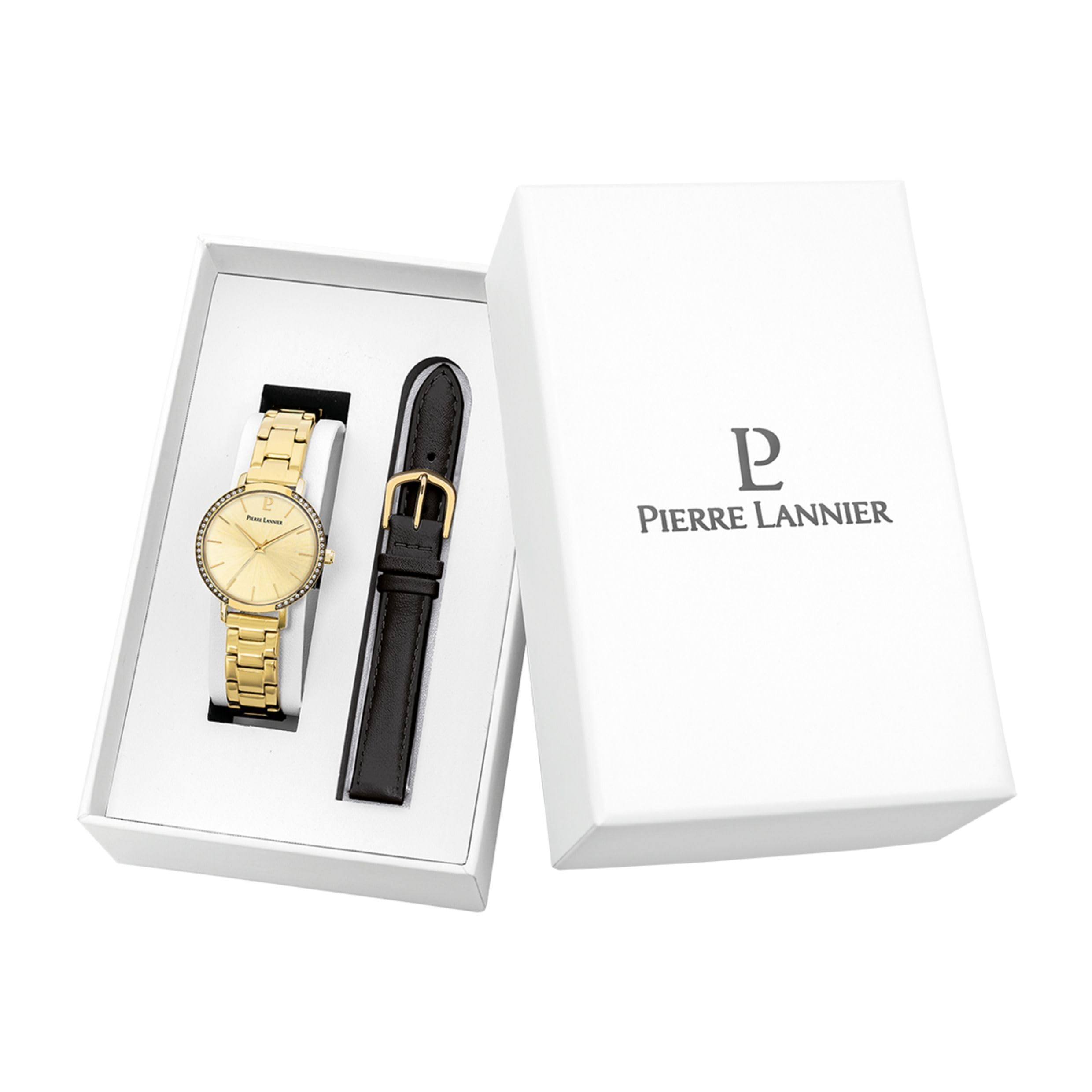 pierre-lannier-chouquette-montre-femme-dor-e-30-mm-acier-inoxydable image 1