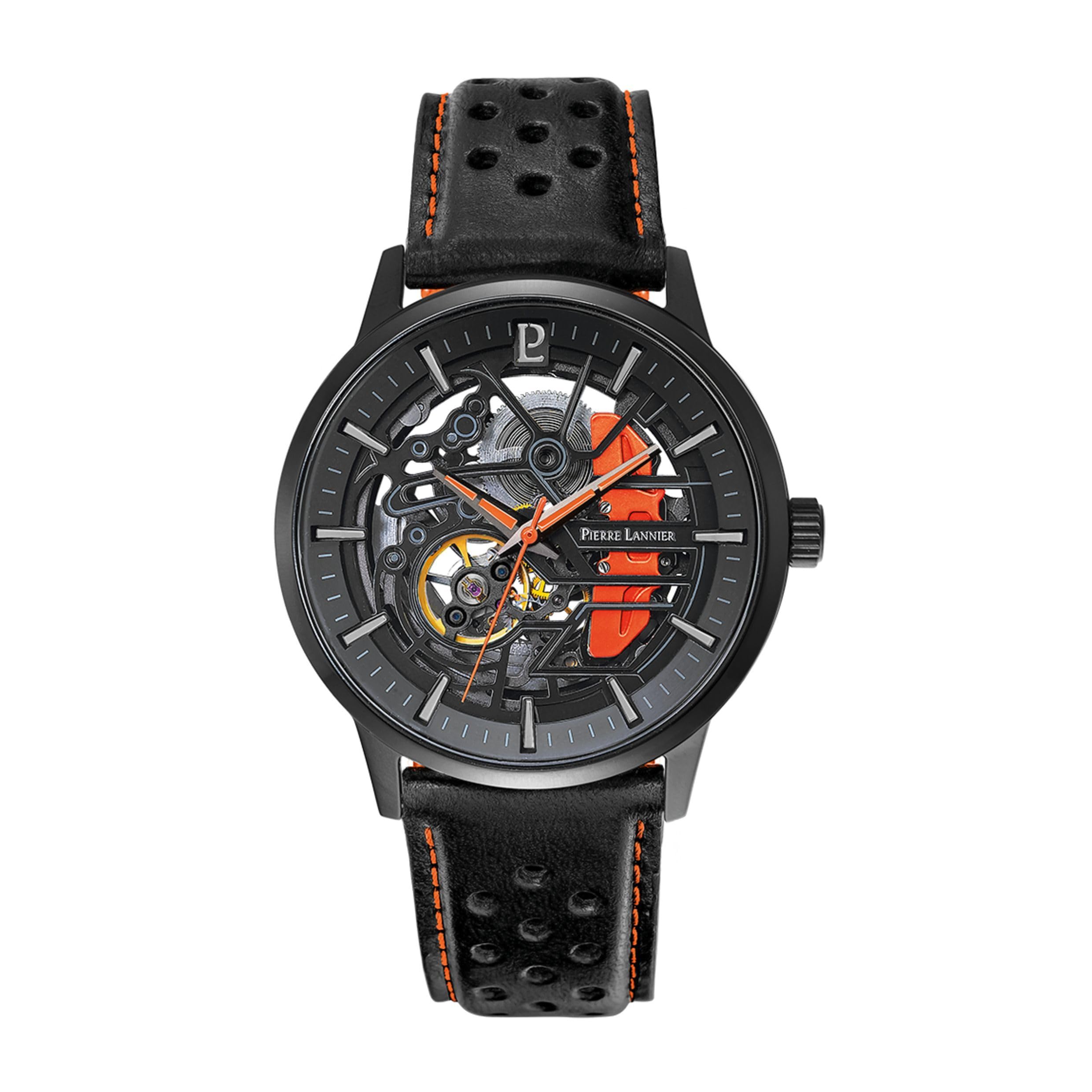 pierre-lannier-paddock-montre-automatique-43-mm-acier-inoxydable-5-atm-2 image 1