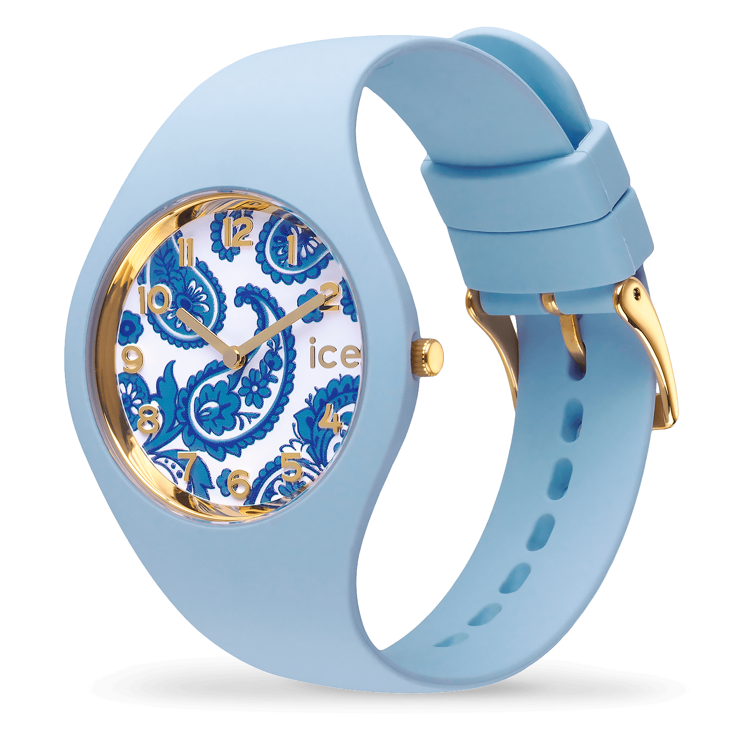 ice-watch-ice-flower-montre-blue-aura-florale-bleu-pastel image 2