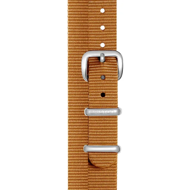briston-bracelet-type-nato-12-mm-moutarde-clubmaster-lady image 1