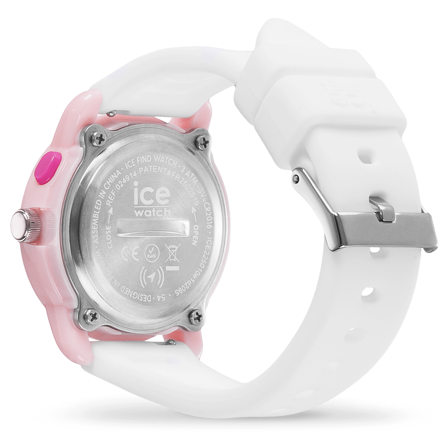 ice-watch-ice-find-white-pink-montre-quartz-enfant-g-olocalisable-apple-find-my image 4