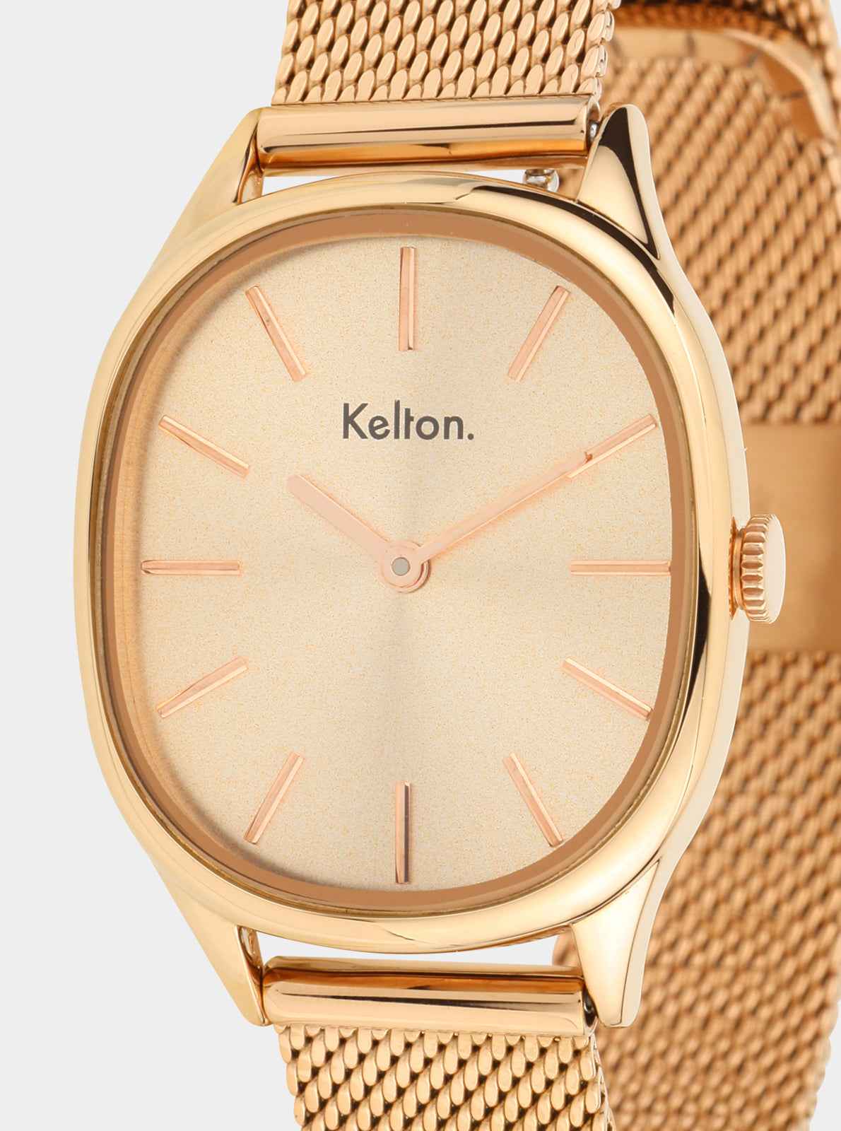 kelton-colorama-montre-mesh-or-rose-full-acier-14-mm image 3