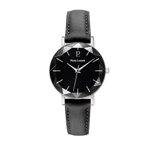 pierre-lannier-multiples-009m633-montre-femme-acier-et-cuir-noir image 6