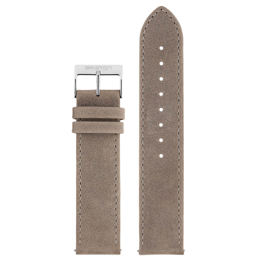 briston-bracelet-cuir-vintage-20-mm-gris-taupe image 1