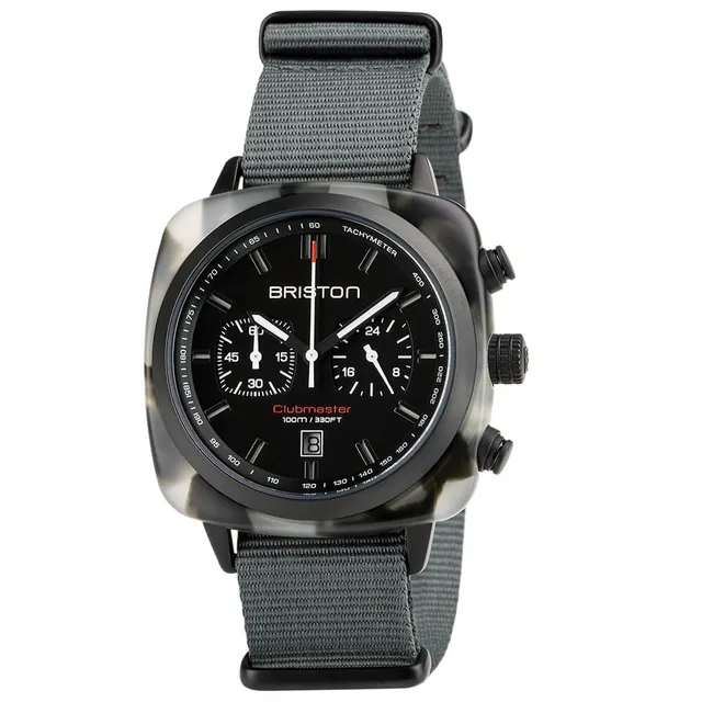briston-clubmaster-sport-chrono-alpine-hunter-42-mm-noir-mat image 1