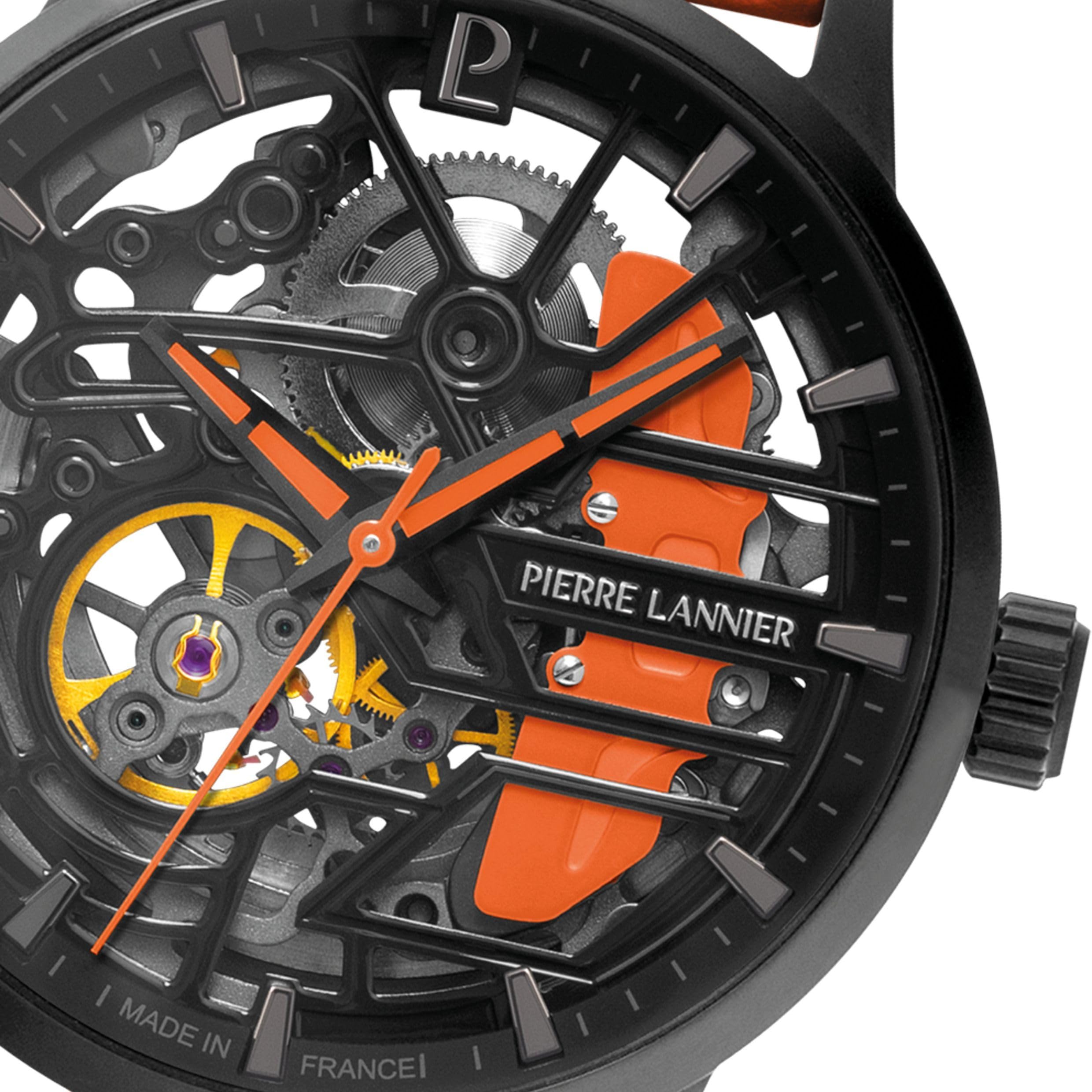 pierre-lannier-paddock-montre-automatique-39-mm-acier-inoxydable image 5