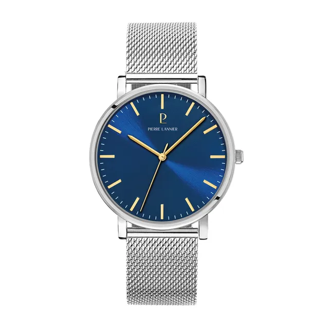 pierre-lannier-montre-essential-quartz-40-5-mm-acier-inoxydable-5-atm image 1