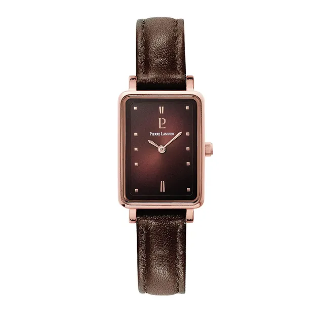 pierre-lannier-ariane-montre-femme-acier-et-cuir-21-mm-3-atm image 1