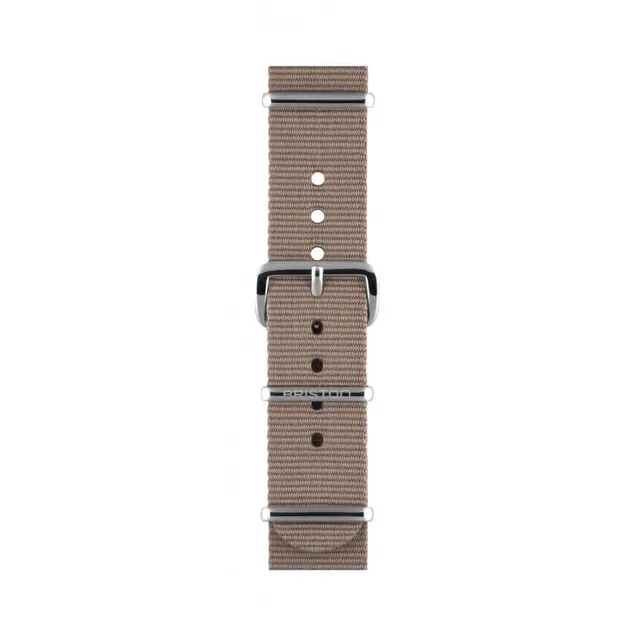 briston-bracelet-type-nato-gris-taupe-18-mm image 1