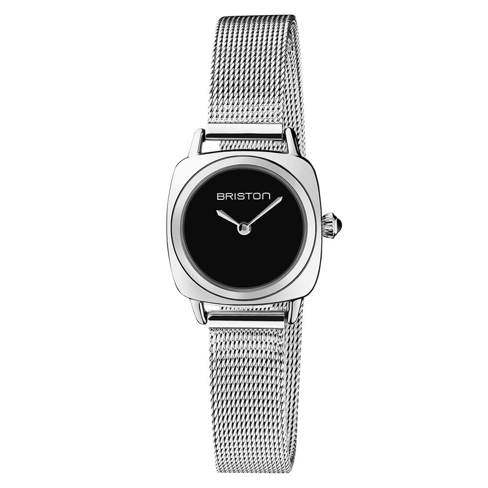 briston-clubmaster-lady-bracelet-maille-milanaise-12-mm-acier-inoxydable image 2