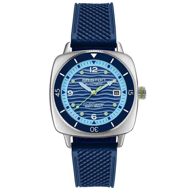 briston-clubmaster-legend-diver-ocean-hms-automatique-40-mm-acier-bleu image 1