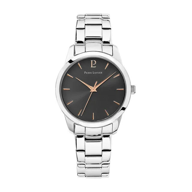 pierre-lannier-roxane-montre-femme-quartz-35-5-mm-acier-inoxydable-3-atm image 1