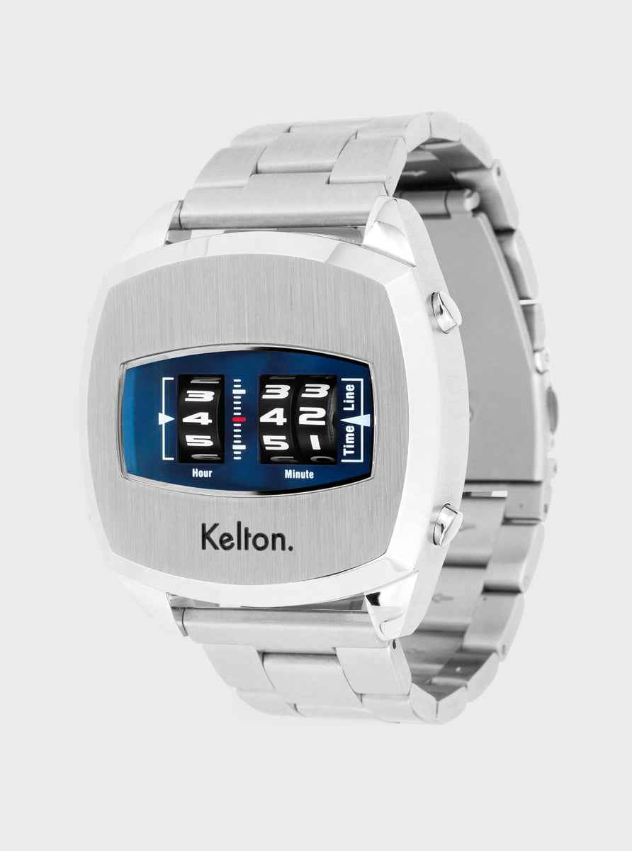 kelton-millenium-bleu-montre-homme-rouleaux image 3