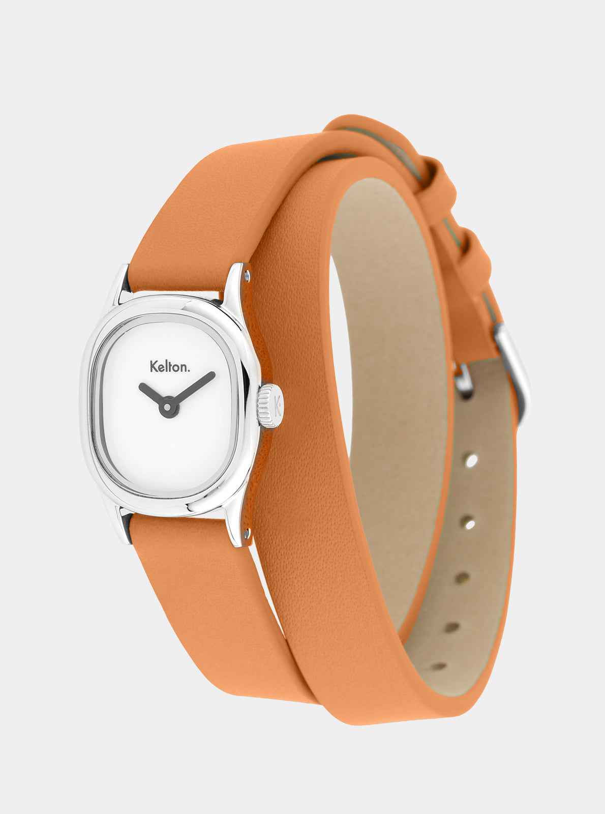 kelton-minicolo-camel-montre-bijou-double-tour-cuir image 2