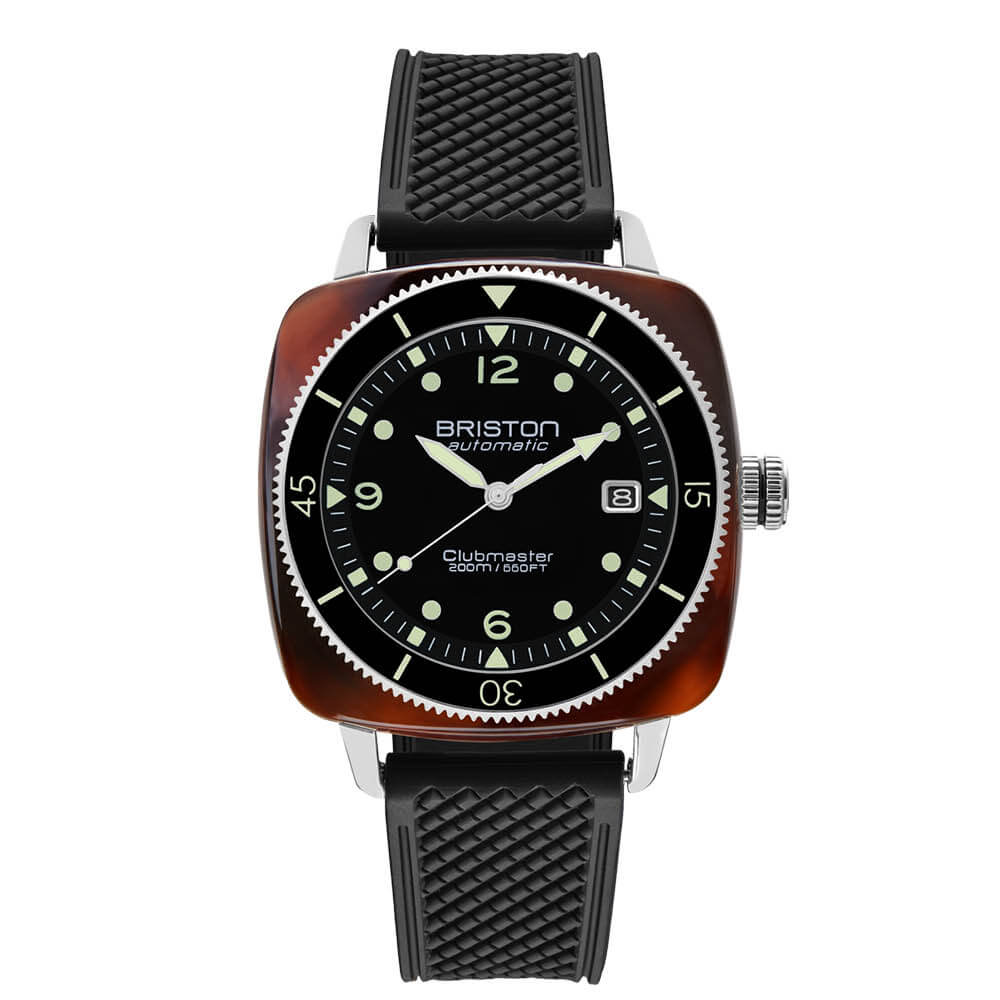 briston-clubmaster-legend-diver-montre-automatique-hms-40-mm-noir image 1