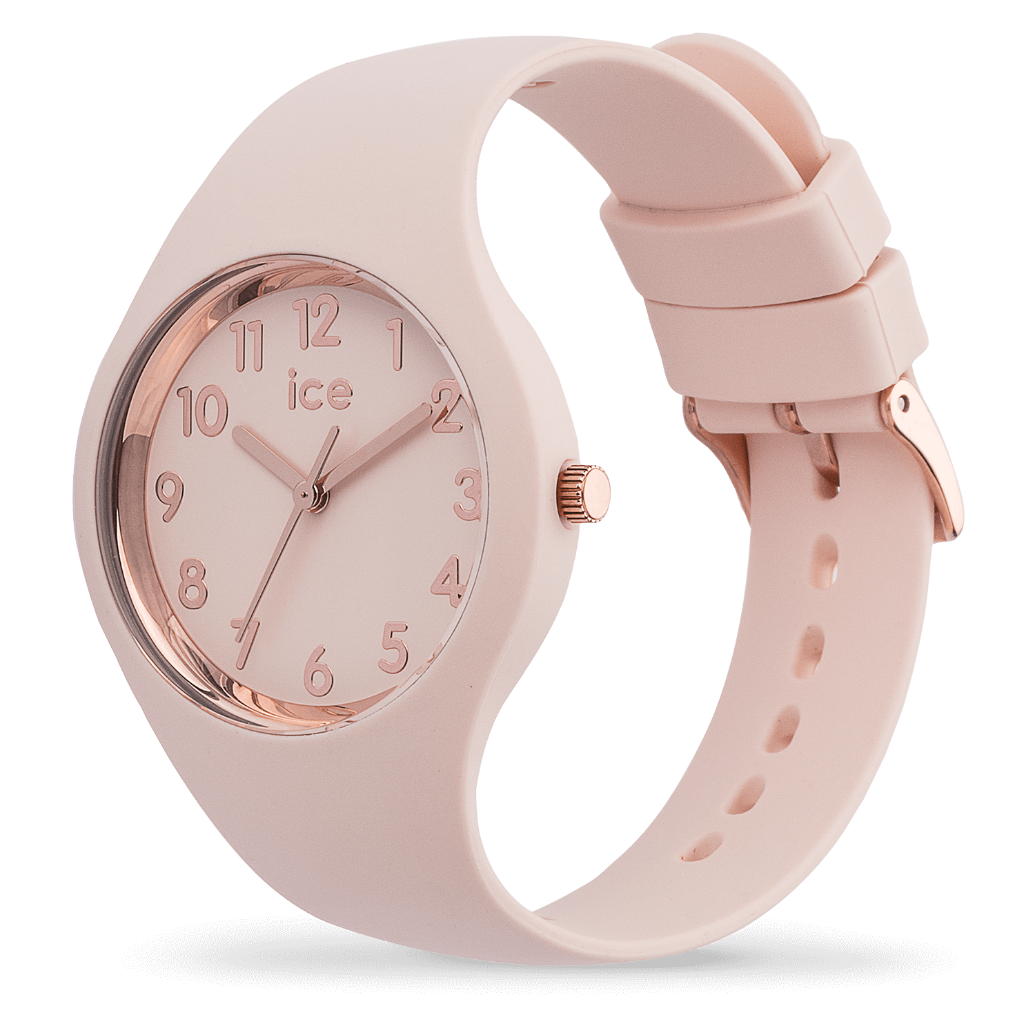 ice-watch-ice-glam-colour-nude-rose-gold-petite-montre-femme-silicone image 2