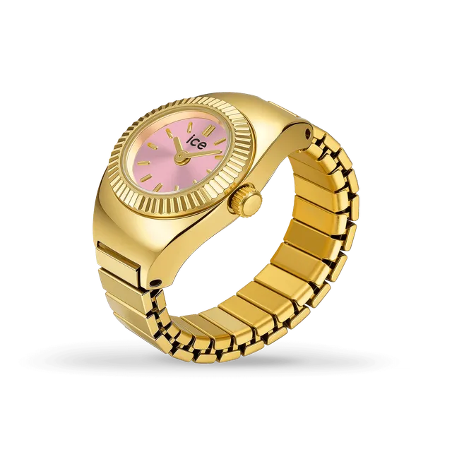 ice-watch-chouchou-montre-bague-dor-e-cadran-rose image 1