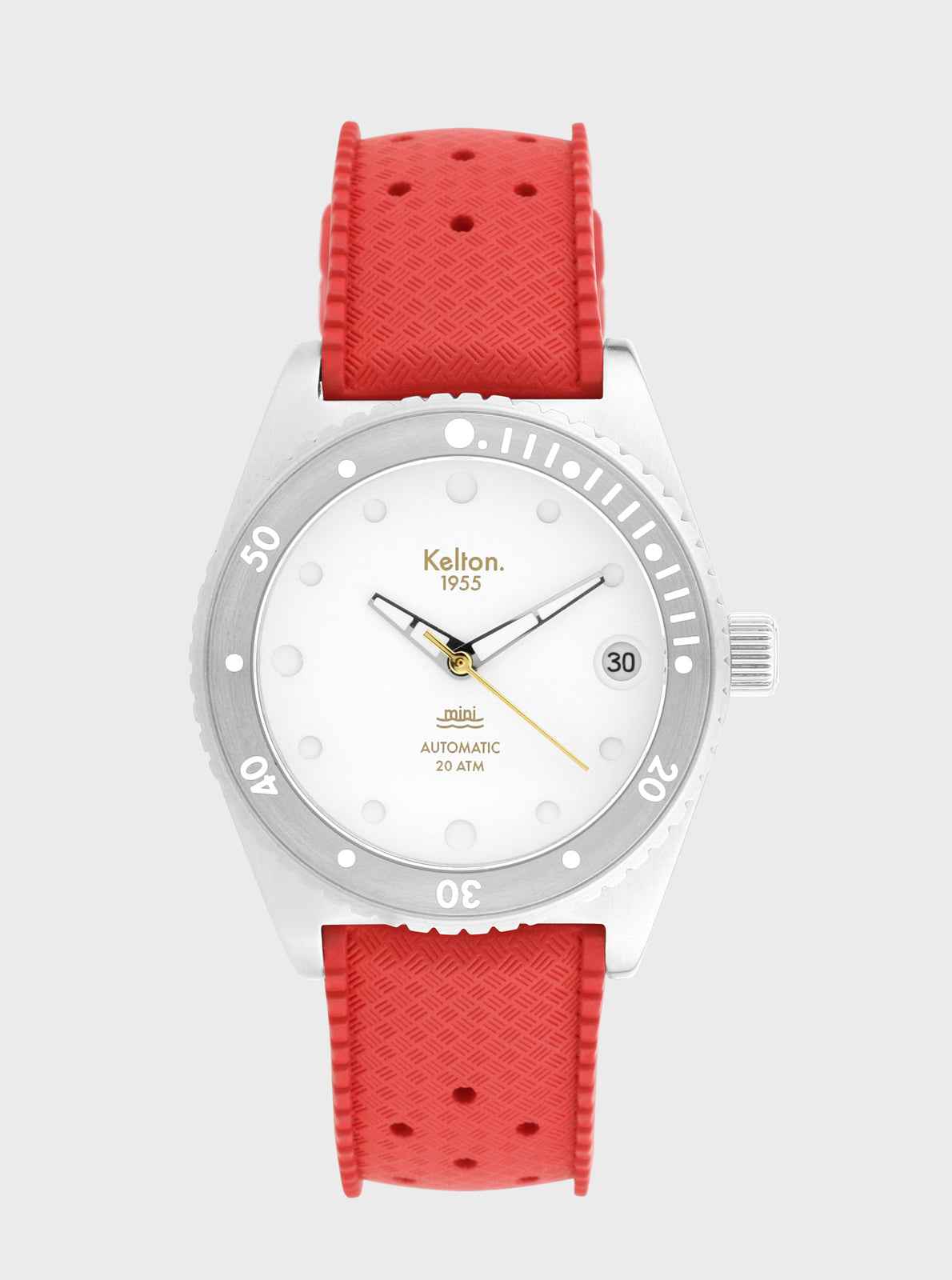 kelton-1955-mini-tropic-blanche-20-atm-montre-plong-e-34mm image 3