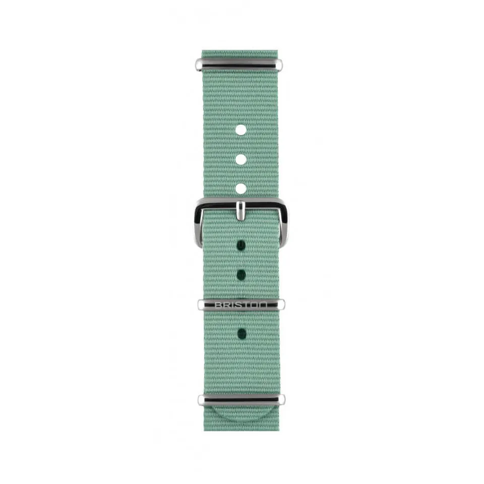 briston-clubmaster-classic-bracelet-type-nato-18-mm-vert-d-eau image 1